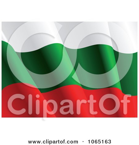 Clipart Waving Bulgaria Flag - Royalty Free Vector Illustration by Vector Tradition SM