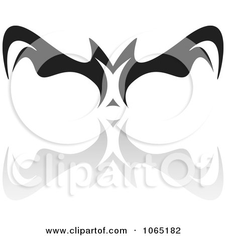 Clipart Menacing Flying Bat 2 - Royalty Free Vector Illustration by Arena Creative