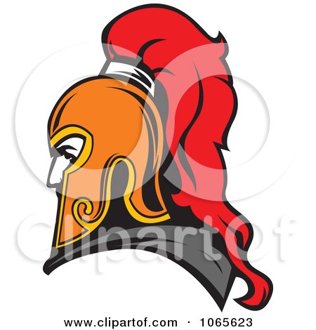 Clipart Roman Soldier And Helmet 3 - Royalty Free Vector Illustration by Vector Tradition SM