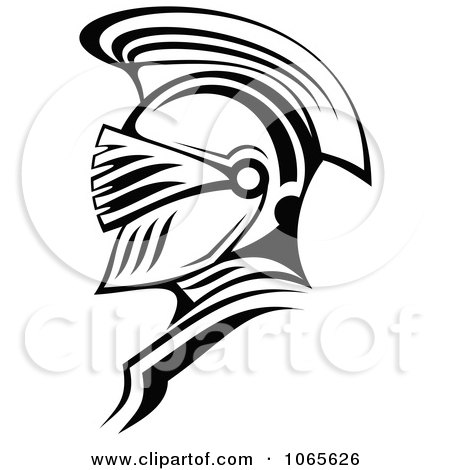 Clipart Roman Soldier And Helmet 8 - Royalty Free Vector Illustration by Vector Tradition SM