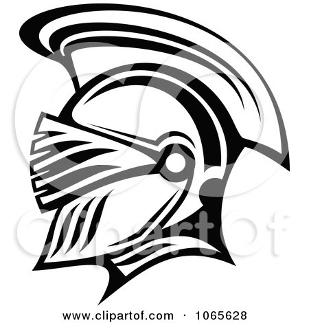 Clipart Roman Soldier And Helmet 9 - Royalty Free Vector Illustration by Vector Tradition SM