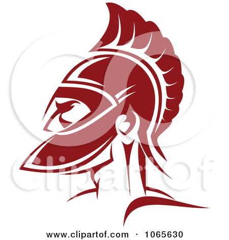 Clipart Roman Soldier And Helmet 4 - Royalty Free Vector Illustration by Vector Tradition SM