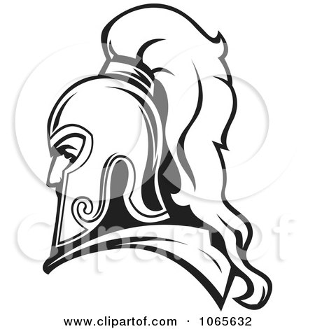 Clipart Roman Soldier And Helmet 7 - Royalty Free Vector Illustration by Vector Tradition SM