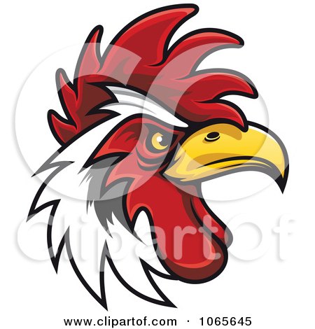Clipart Tough Rooster 5 - Royalty Free Vector Illustration by Vector Tradition SM