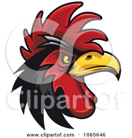Clipart Tough Rooster 6 - Royalty Free Vector Illustration by Vector Tradition SM