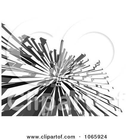 Clipart 3d Columnar Shards - Royalty Free CGI Illustration by chrisroll