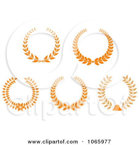 Clipart Laurel Wreaths 3 - Royalty Free Vector Illustration by Vector Tradition SM