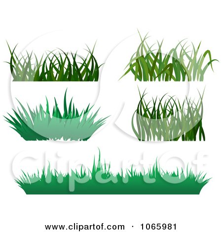 Clipart Grass Elements 1 - Royalty Free Vector Illustration by Vector Tradition SM