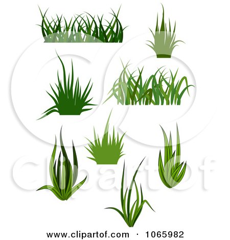 Clipart Grass Elements 3 - Royalty Free Vector Illustration by Vector Tradition SM