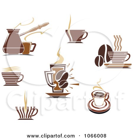 Clipart Java Logos 2 - Royalty Free Vector Illustration by Vector Tradition SM