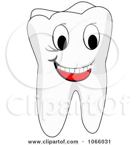 Clipart Happy Tooth - Royalty Free Vector Illustration by Vector Tradition SM