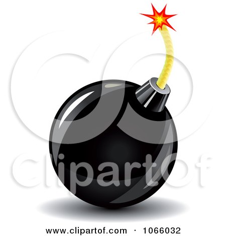 Clipart Shiny Bomb 1 - Royalty Free Vector Illustration by Vector Tradition SM