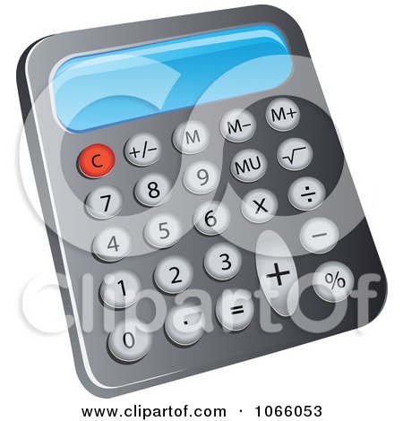Clipart Calculator 6 - Royalty Free Vector Illustration by Vector Tradition SM