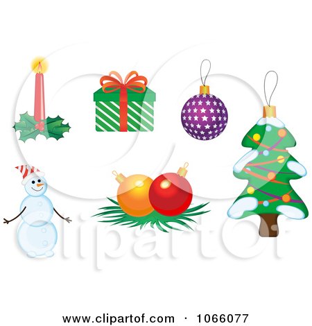 Clipart Christmas Icons 9 - Royalty Free Vector Illustration by Vector Tradition SM