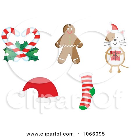 Clipart Christmas Icons 3 - Royalty Free Vector Illustration by Vector Tradition SM