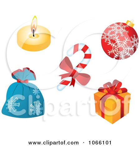Clipart Christmas Icons 2 - Royalty Free Vector Illustration by Vector Tradition SM