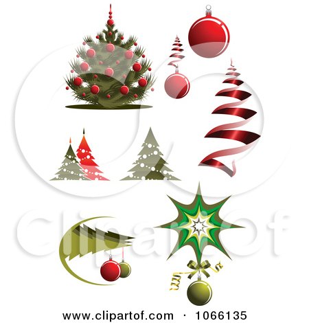 Clipart Christmas Icons 5 - Royalty Free Vector Illustration by Vector Tradition SM