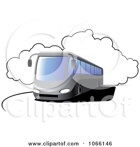 Clipart Tour Bus - Royalty Free Vector Illustration by Vector Tradition SM