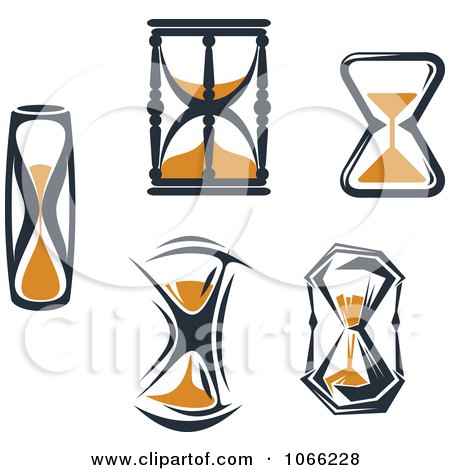 Clipart Hourglasses 1 - Royalty Free Vector Illustration by Vector Tradition SM