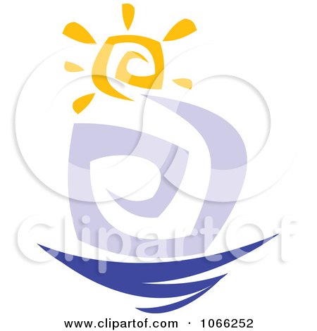 Clipart Sun, Wind And Water - Royalty Free Vector Illustration by Vector Tradition SM