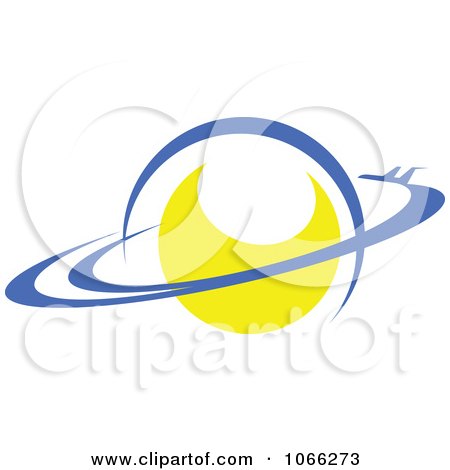 Clipart Planet With Rings - Royalty Free Vector Illustration by Vector Tradition SM