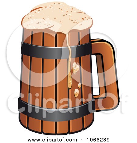 Clipart Pint Of Beer - Royalty Free Vector Illustration by Vector Tradition SM