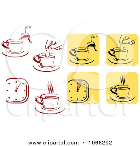 Clipart Java Logos 1 - Royalty Free Vector Illustration by Vector Tradition SM