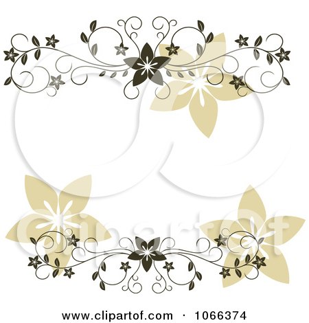 Clipart Floral Vine Background - Royalty Free Vector Illustration by Vector Tradition SM