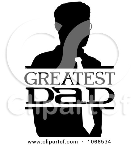 Clipart Greatest Dad Sign And Man - Royalty Free Vector Illustration by BNP Design Studio