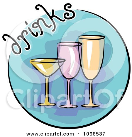 Clipart Drinks Website Icon - Royalty Free Vector Illustration by BNP Design Studio