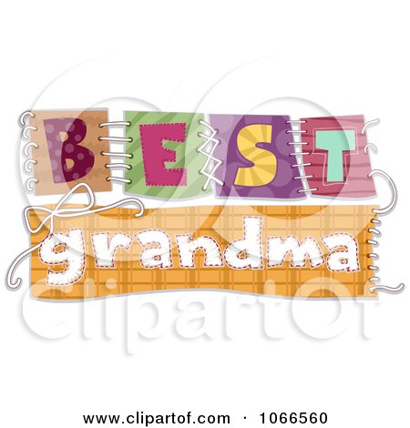 Clipart Best Grandma Patches Sewn Together - Royalty Free Vector Illustration by BNP Design Studio