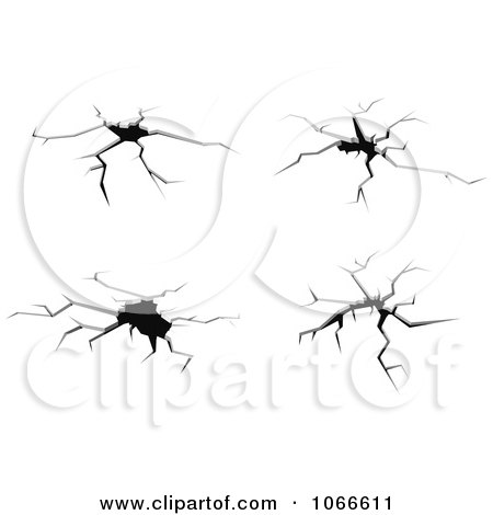 Clipart Cracks And Holes 1 - Royalty Free Vector Illustration by Vector Tradition SM