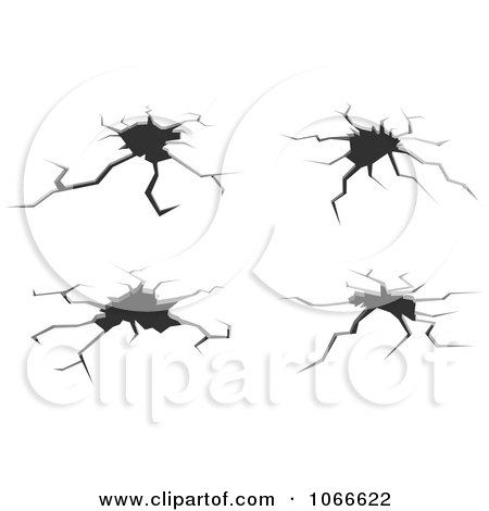 Clipart Cracks And Holes 2 - Royalty Free Vector Illustration by Vector Tradition SM