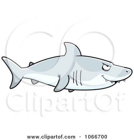 Clipart Shark In Profile - Royalty Free Vector Illustration by Cory Thoman