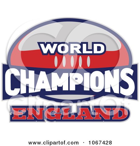 Clipart England Ruby World Champions Sign - Royalty Free Vector Illustration by patrimonio