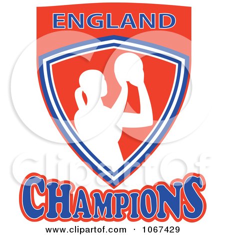 Clipart England Netball Champions Shield 2 - Royalty Free Vector Illustration by patrimonio