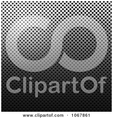 Clipart Dotted Metal Background - Royalty Free CGI Illustration by oboy