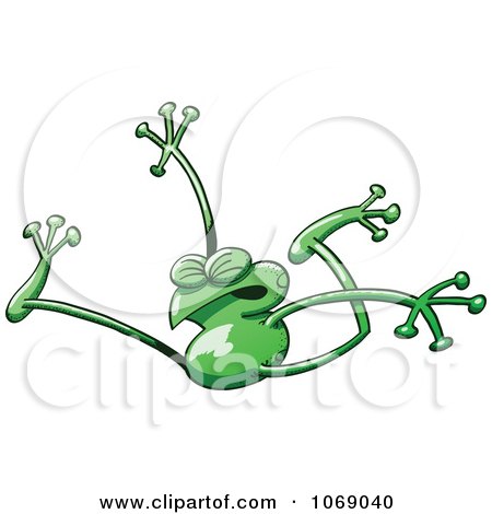 Clipart Goofy Green Froggy 15 - Royalty Free Vector Illustration by Zooco