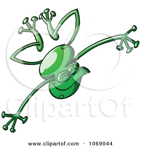 Clipart Goofy Green Froggy 3 - Royalty Free Vector Illustration by Zooco