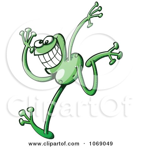 Clipart Goofy Green Froggy 12 - Royalty Free Vector Illustration by Zooco
