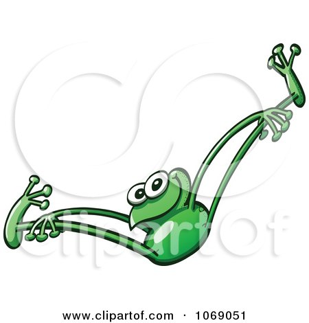Clipart Goofy Green Froggy 6 - Royalty Free Vector Illustration by Zooco