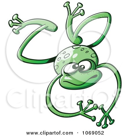 Clipart Goofy Green Froggy 8 - Royalty Free Vector Illustration by Zooco