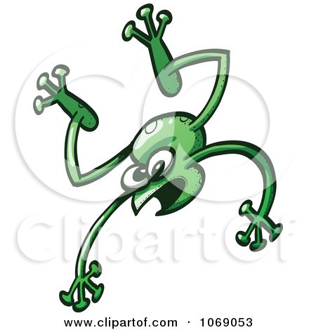 Clipart Goofy Green Froggy 10 - Royalty Free Vector Illustration by Zooco