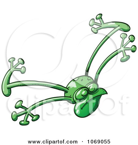 Clipart Goofy Green Froggy 11 - Royalty Free Vector Illustration by Zooco