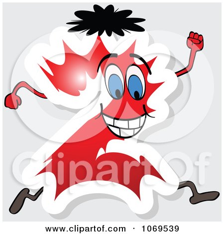 Clipart Running Red Number 2 - Royalty Free Vector Illustration by Andrei Marincas