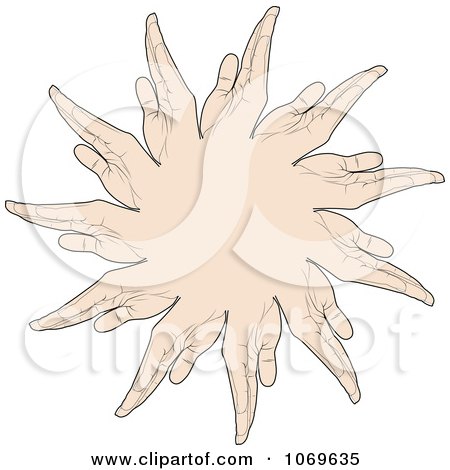 Clipart Hand Loop - Royalty Free Vector Illustration by Andrei Marincas