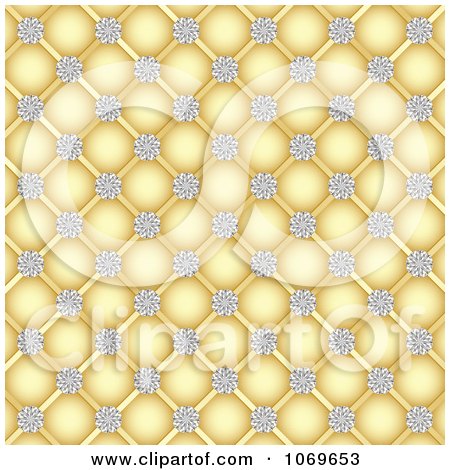 Clipart Gold Pattern Background - Royalty Free Vector Illustration by Andrei Marincas
