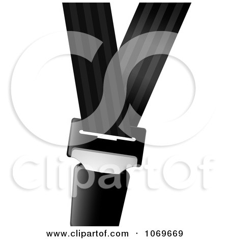 Clipart 3d Seat Belt - Royalty Free Vector Illustration by michaeltravers