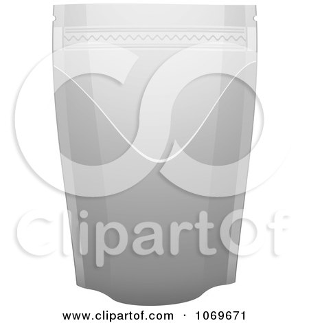 Clipart Foil Food Pouch - Royalty Free Vector Illustration by michaeltravers