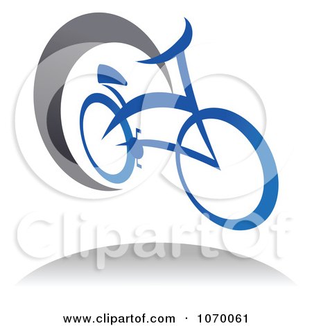 Clipart Cyclist Icon And Shadow 9 - Royalty Free Vector Illustration by Vector Tradition SM